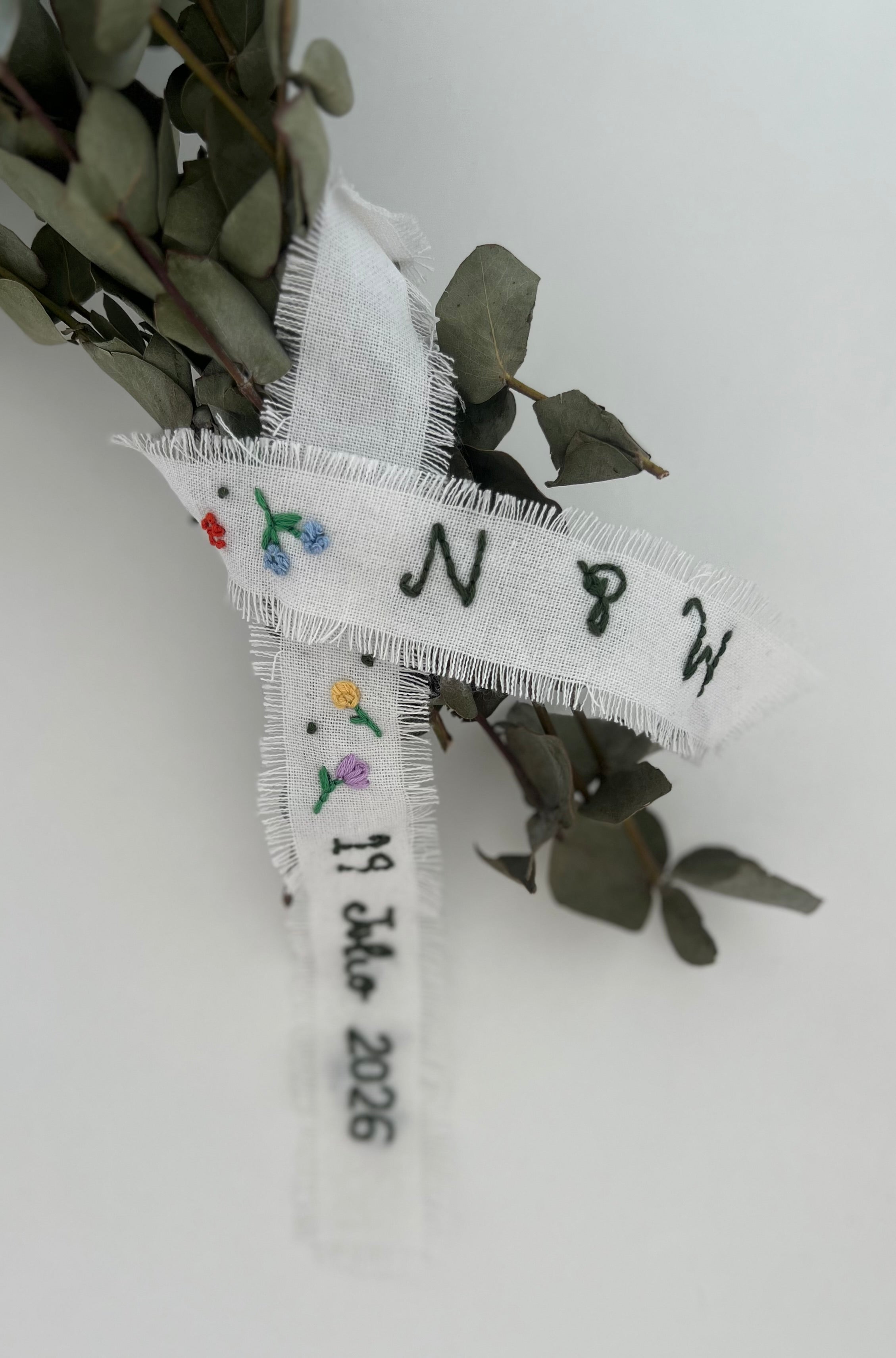 Cinta Ramo - Bordada a mano