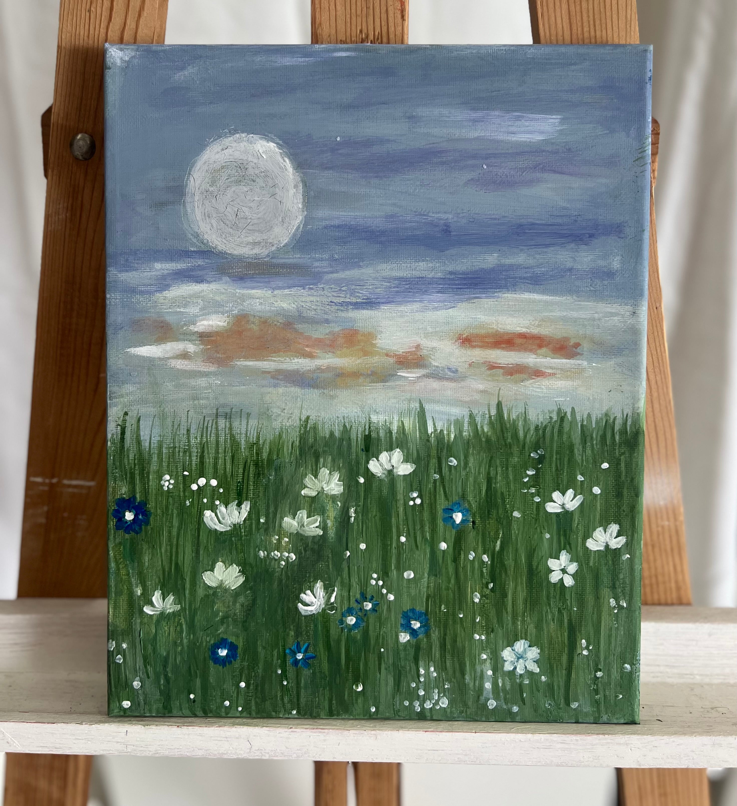 Lienzo Campo de Flores