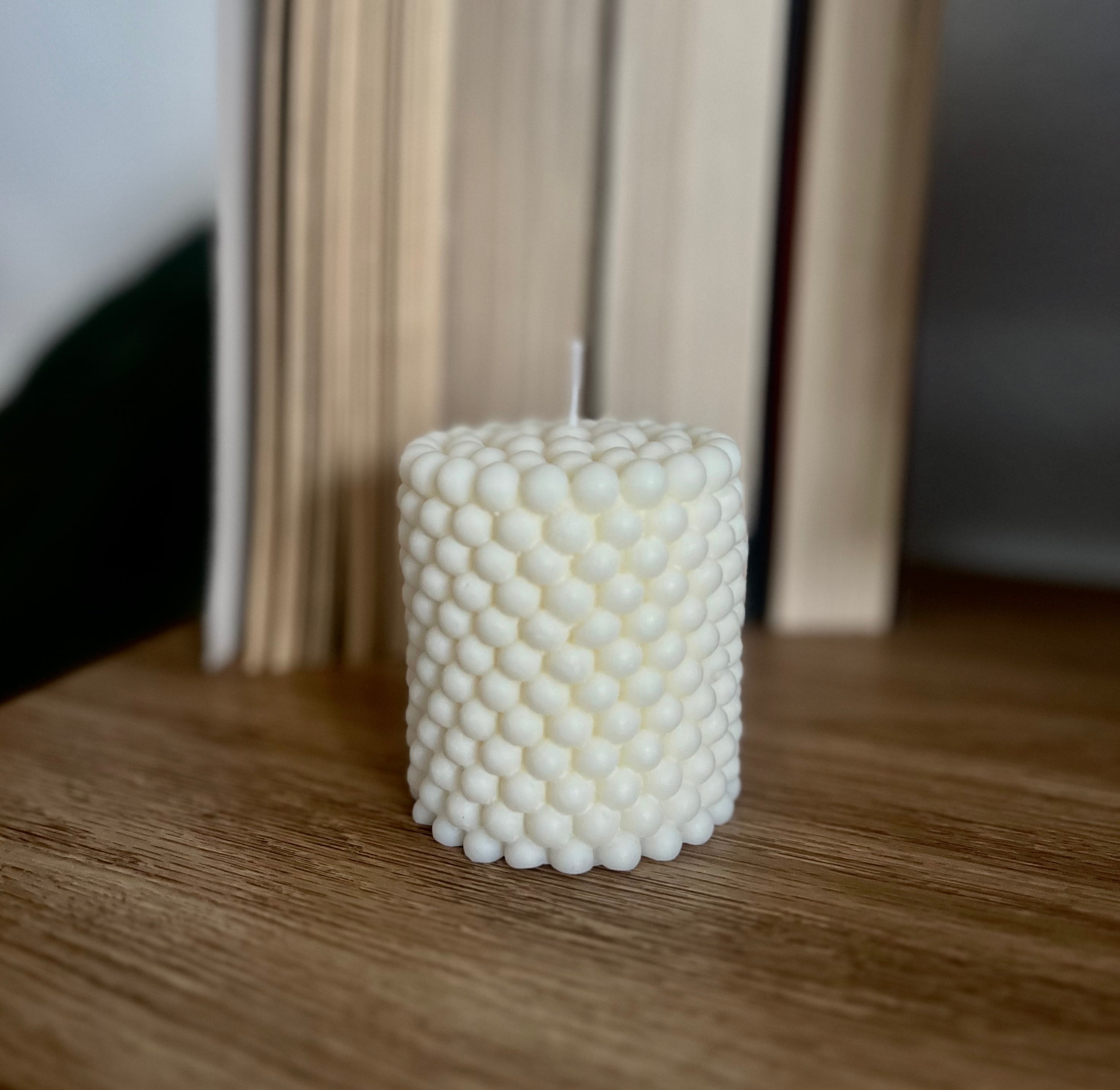 Vela Cilindro de esferas